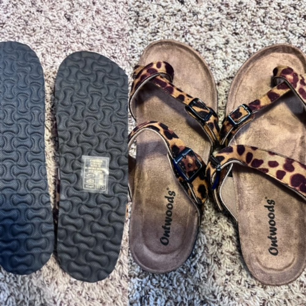 Outwoods Size 10 Cheetah Sandle